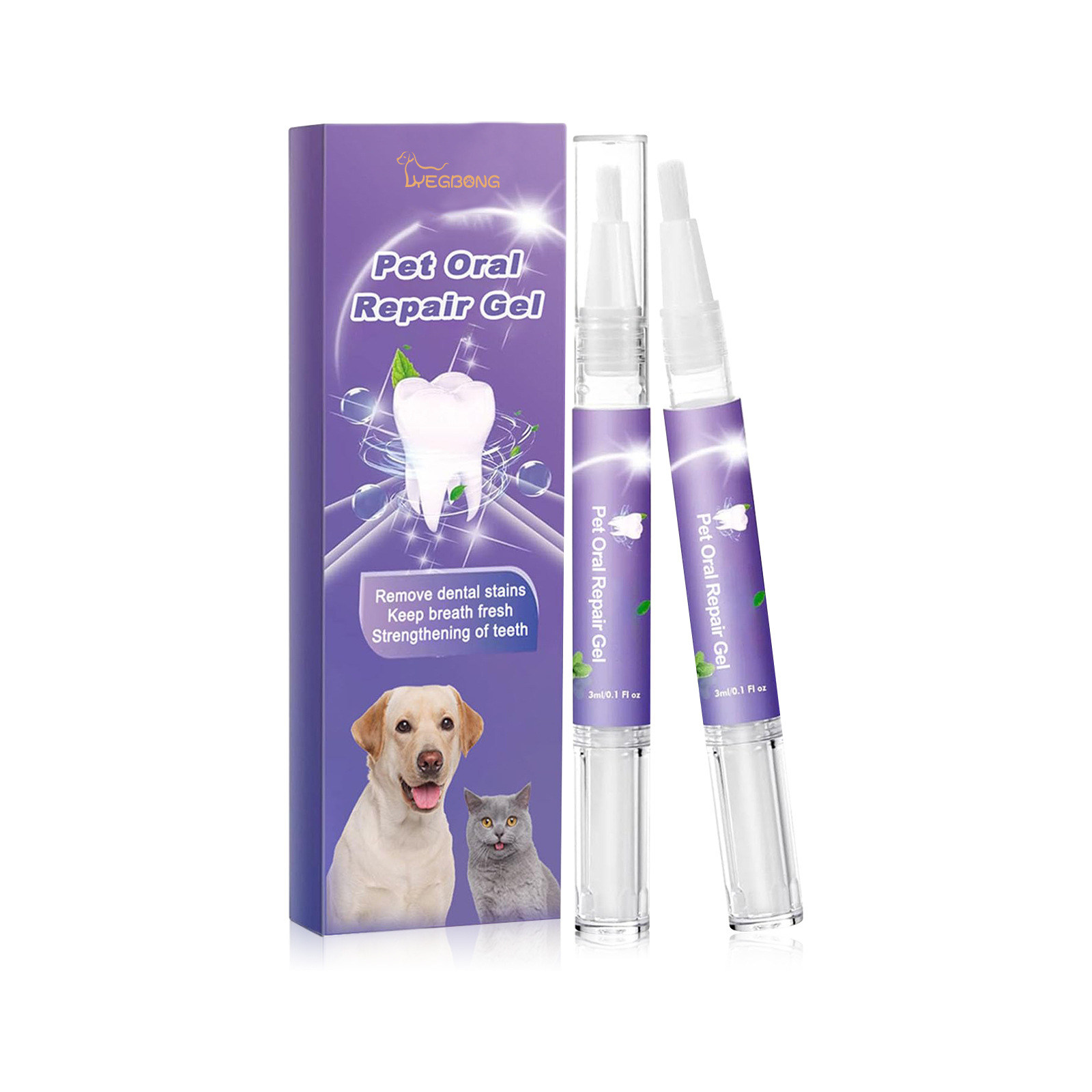 สัตว์เลี้ยง Oral Repair GEL Pu - Teeth Whitening Mouthwash บทวิจารณ์และราคา