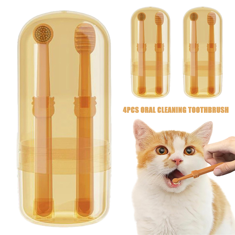 แปรงสีฟันซิลิโคนสำหรับสุนัขและ - Teeth Whitening Kit บทวิจารณ์และราคา