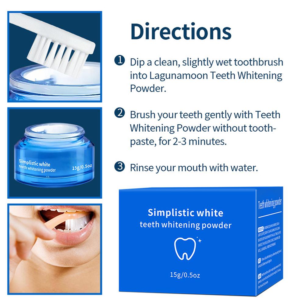 ผงฟอกฟันขาวสูตรเรียบง่าย ช่วยล - Teeth Whitening Near Me บทวิจารณ์และราคา