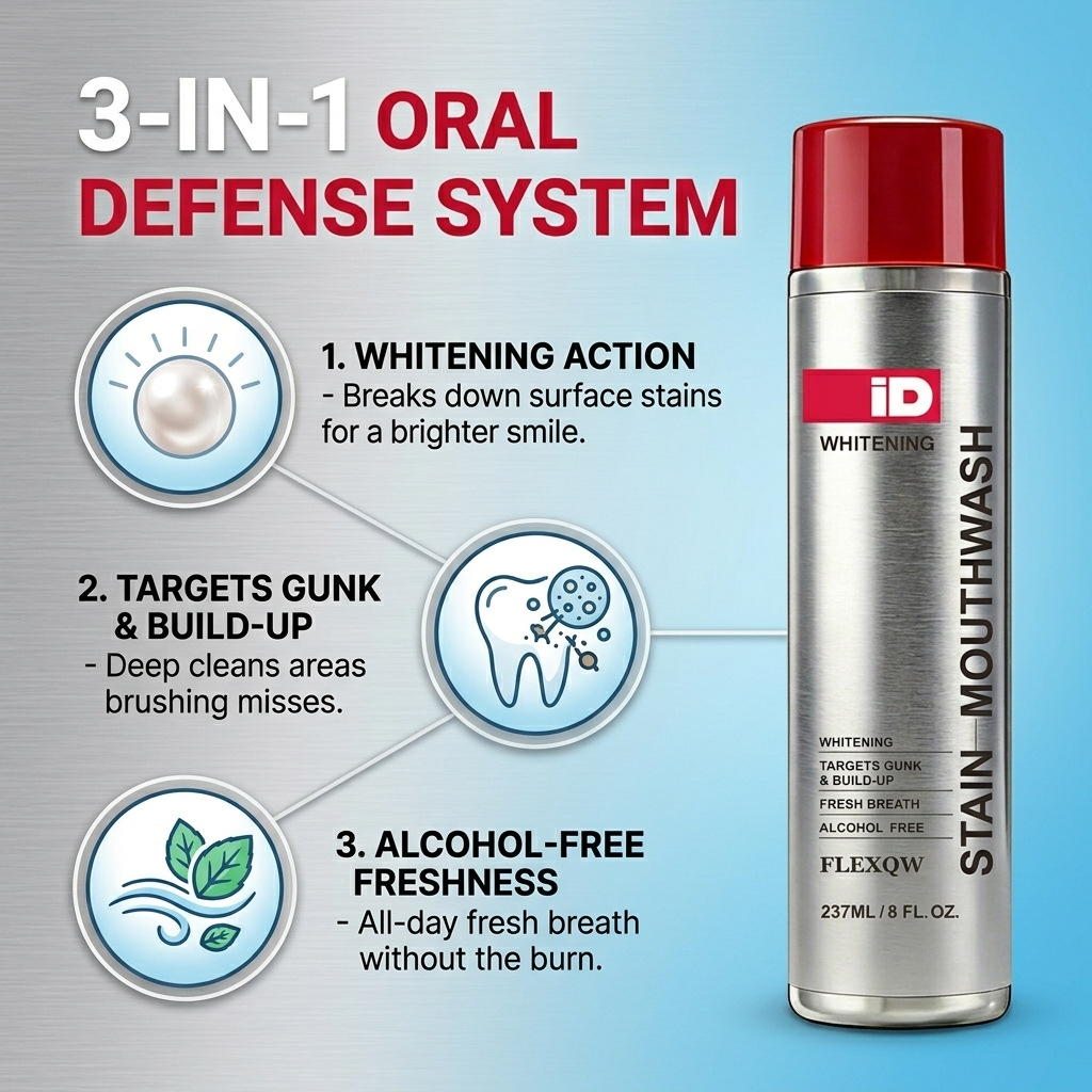 ฮิสไมล์ ไอดี ไวท์เทนนิ่ง สเตน  - Teeth Whitening Mouthwash บทวิจารณ์และราคา