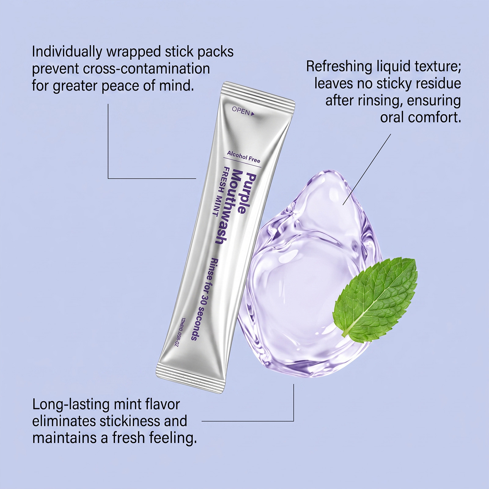 น้ำยาบ้วนปากสีม่วง 20 ขวด ช่วย - Teeth Whitening Mouthwash บทวิจารณ์และราคา