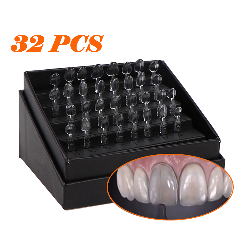 32 ชิ้น/เซ็ตทันตกรรมวีเนียร์ชุ - Teeth Whitening Moulds บทวิจารณ์และราคา